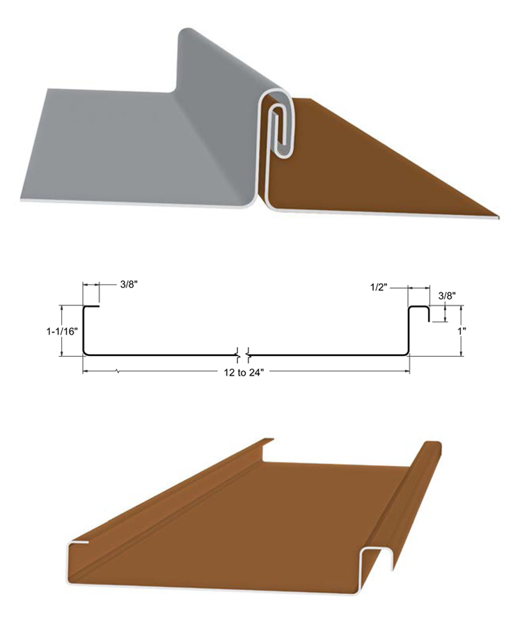 Standing Seam Roof Diagram